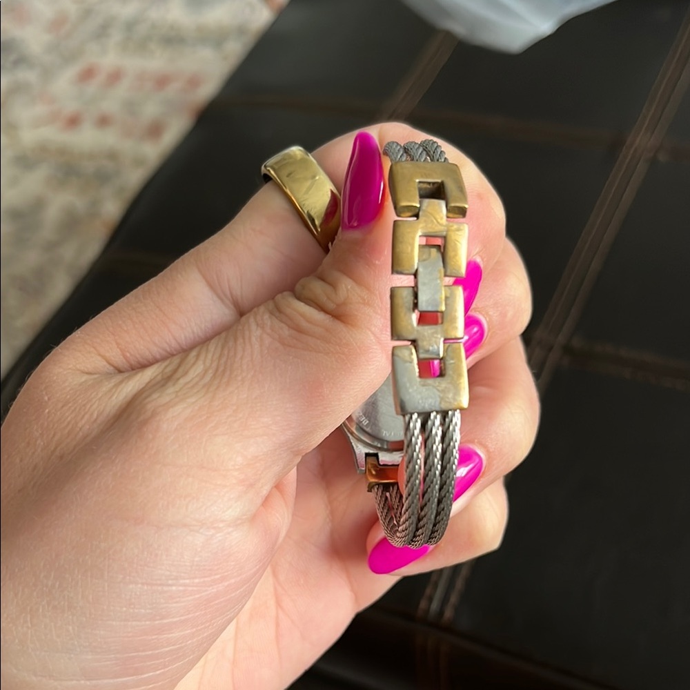 Anne Klein Silver and Gold Dress Watch - Picture 3 of 3